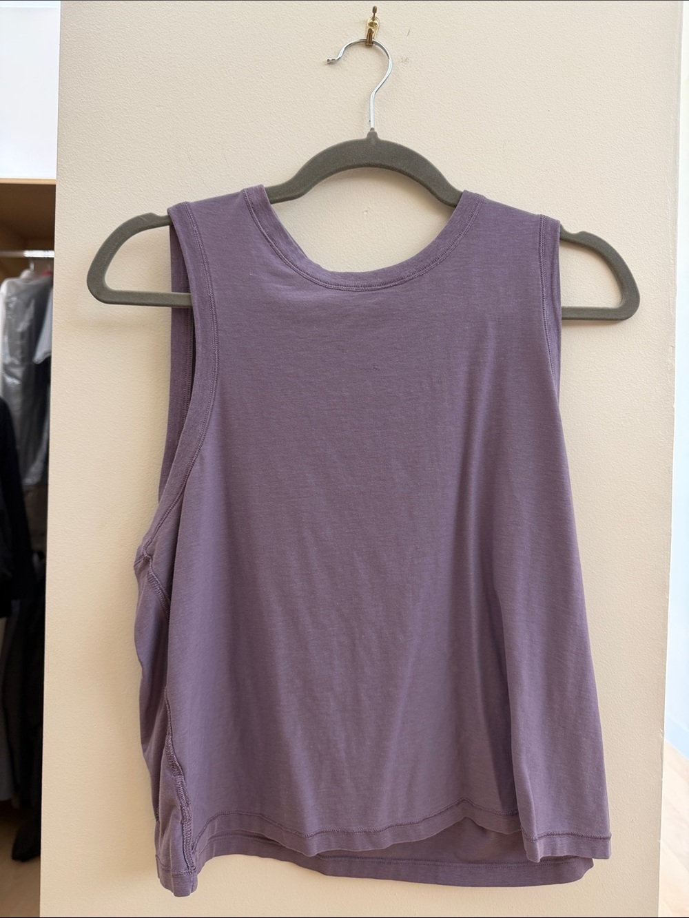 Lululemon Women's Lavender Muscle Tank - Casual Everyday Layering
